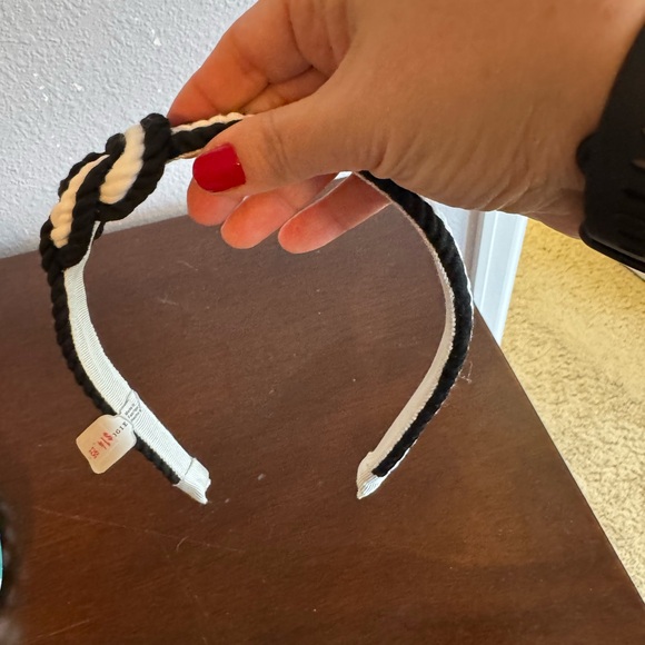 Anthropologie Black and white knot headband brand new - Picture 5 of 8